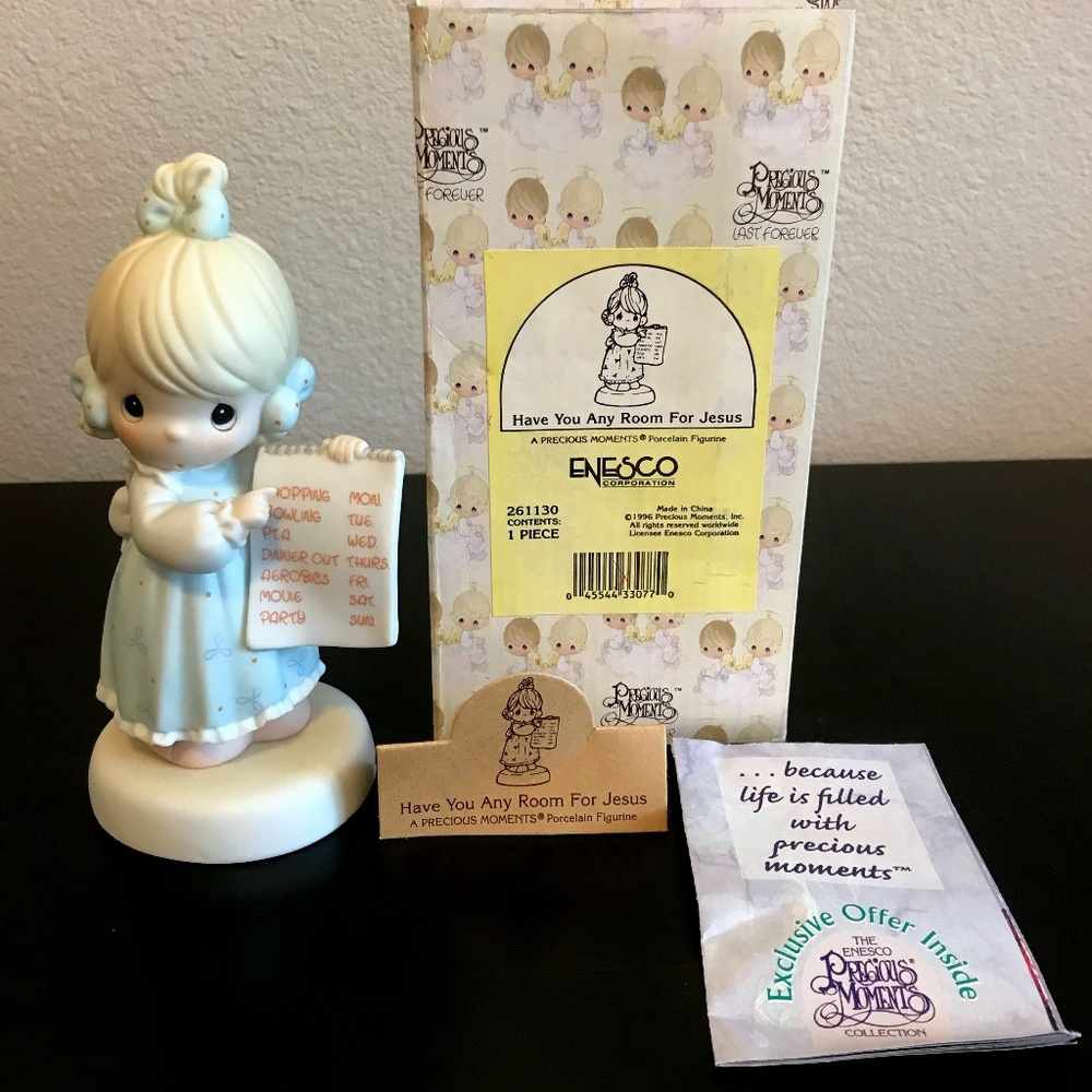 Precious Moments - Have You Any Room For Jesus - #261130 1996